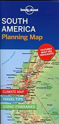 Lonely Planet South America Planning Map • £7.08