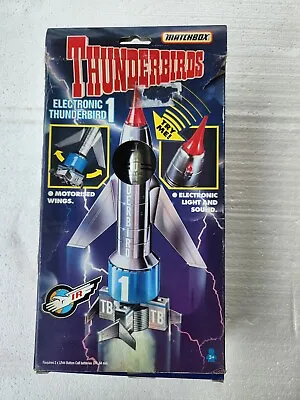 Vintage 1993 Matchbox Thunderbirds Electronic Deluxe THUNDERBIRD 1 Mint & Boxed • $130