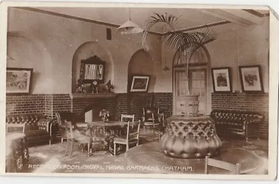 Vintage Postcards Kent. Reception Room Royal Naval Barracks Chatham Gale & Pol • £5.80