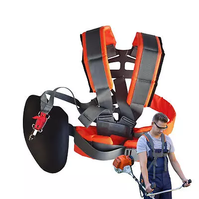 Weed Eater Harness Double Shoulder Strap For Trimmer Lawn Weed Eater Grass Edger • $43.73