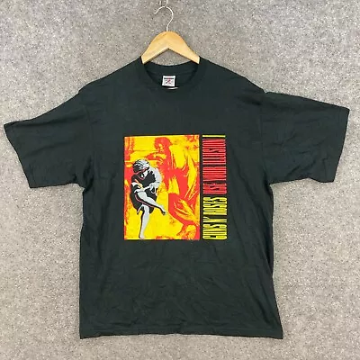 VINTAGE Guns N Roses T-Shirt 2004 Use Your Illusion Mens Size M Jerzees 33522 • £49.48