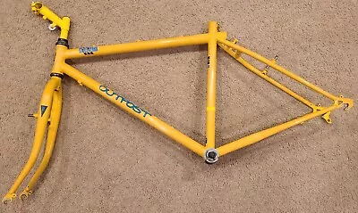 GT Outpost All Terra 1988 26  Wheel Rigid CrMo Frame Set MTB Vintage 80s • $99