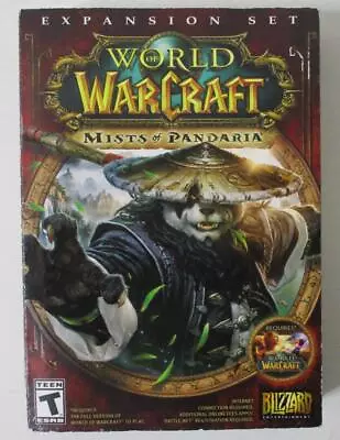 World Of Warcraft: Mists Of Pandaria; Expansion Set (PC CD For Mac/Window 2012) • $14.99