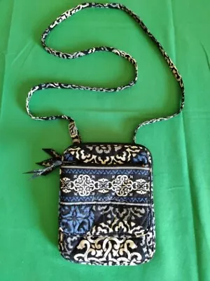 Vera Bradley Canterberry Cobalt Tote Crossbody Strap All In One Quilted Satchel  • $18.95