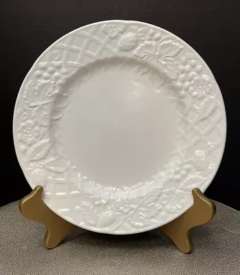 Mikasa Italian Countryside Salad Plates Dessert White/Cream 8 1/4” Vintage • $12.99