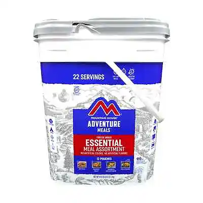 Mountain House Emergency Essential Assortment Bucket ✅ Backpack & Camping Food ✅ • $139