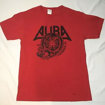 Signed Aura Fest 2019 T-Shirt M Savannah Georgia Zao Signed Autographed • $30