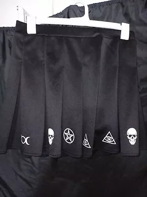 Spencers Body Rage Black Witchy Vibe Skirt Size XL • $5