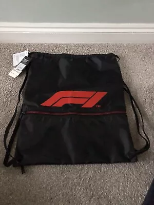 F1 Logo Black Pull Bag • £14