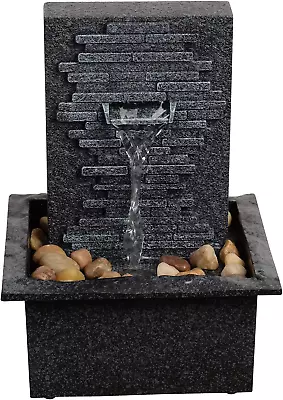 Indoor Tabletop Fountain Exquisite Meditation Desk Water Fountain Decorative Zen • $31.99