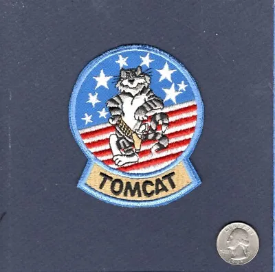 Early F-14 F-14B F-14D TOMCAT US Navy Grumman VF Squadron Mascot Shoulder Patch • $11.99