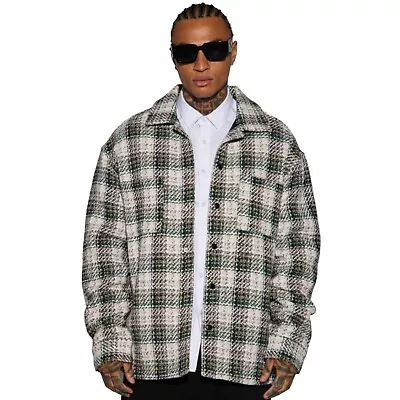 San Juan Textured Quilted Shacket Jacket Men's Size Medium • $31.94