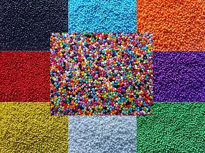 £2.59 • Buy 🎀 SALE 🎀 45g (2700 Beads) Opaque Glass Seed Beads Size 11/0 2mm For Craft