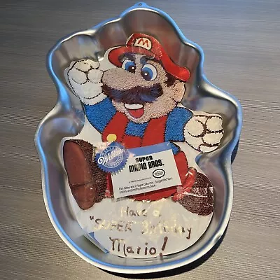 1989 Wilton SUPER MARIO BROS. Nintendo Party Character CAKE PAN Mold #2105-2989 • $39.99