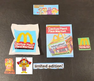 McDonalds Adult Happy Meal Birdie SEALED + Flyer Cactus Plant Flea Market CPFM • $55