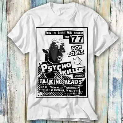 Talking Heads Psycho Killer Band Punk Rock T Shirt Meme Gift Top Tee Unisex 716 • £6.35