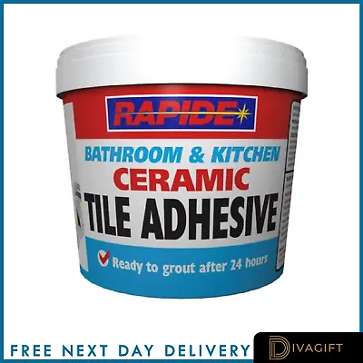£7.78 • Buy Waterproof Tile Adhesive Bond It Fix And Grout Ready Mixed Grout White 1kg
