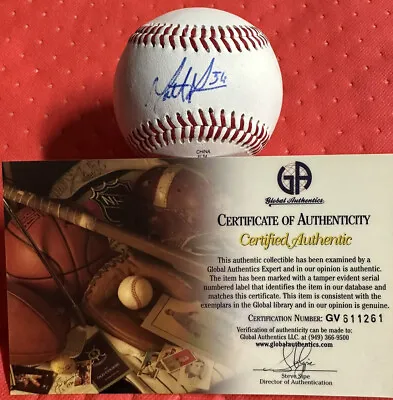 Matt Moore Hand Signed Autographed Ofsl Baseball Tampa Bay Rays Gai Certified • $69.99