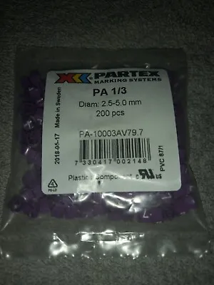 Partex PA1/3 Cable Markers - Numbers 7 • £2.99