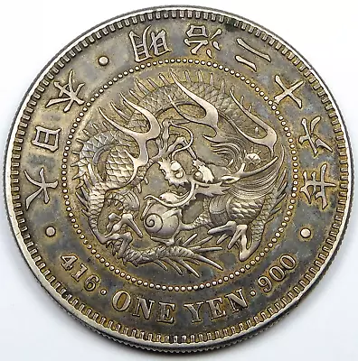 $26 • Buy 26(1893) Japan Silver Yen - Y# A25.3