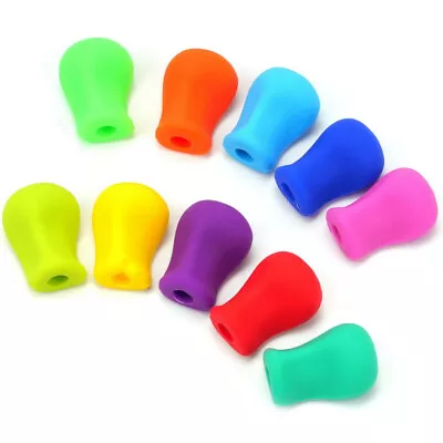 10Pcs Pencil Grips Pencil Holder Pen Writing Aid Grip Posture Correction Tool AU • $9