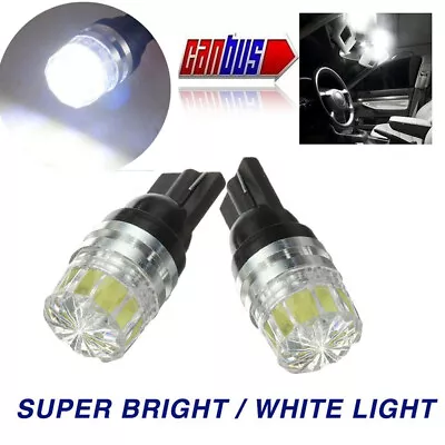 £4.39 • Buy T10 Led 501 Side Light White Bulbs Car Error Free Canbus Xenon W5w Sidelight UK