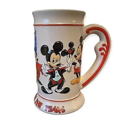 Disney Parks Mickey Through The Years Tankard Stein Coffee Cup Mug New With Tag • $12.79