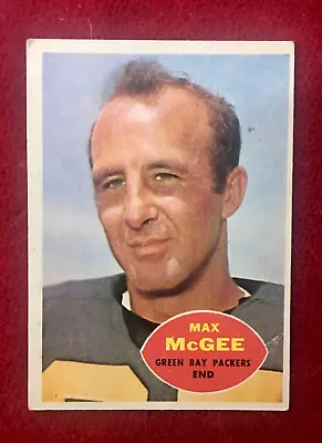 1960 Topps - #55 Max McGee • $4