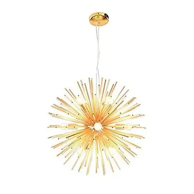 £77.99 • Buy 12 Lights Sputnik Chandelier Mid-Century Pendant Light,Gold