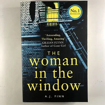 $14.22 • Buy The Woman In The Window AJ Finn Paperback Thriller Suspense Mystery Fiction Book
