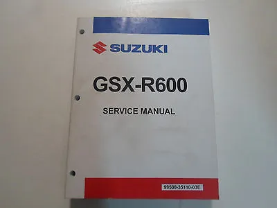 $144.95 • Buy 2009 Suzuki GSX-R600 Service Repair Shop Workshop Manual FACTORY NEW