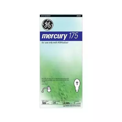 G E Lighting 175-Watt Clear Mercury Vapor Light Bulb • $18.15