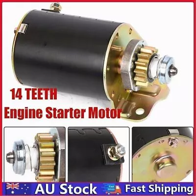 14 Tooth Starter Motor FOR Briggs And Stratton Ride On Mower Aftermarket 693552 • $55
