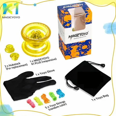 MagicYoYo K1 Ball Bearing Beginner Responsive Yo-Yo With FREE Strings And Pouch • £9.99