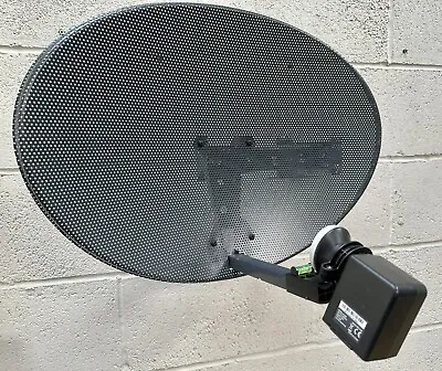 Zone 1 Satellite Dish 60cm With Wideband LNB HD UHD Freesat Sky Q • £26.99