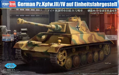 HBS80150 1:35 Hobby Boss Panzer Pz.Kpfw.III/IV Auf Einheitsfahrgestrell • $81.49