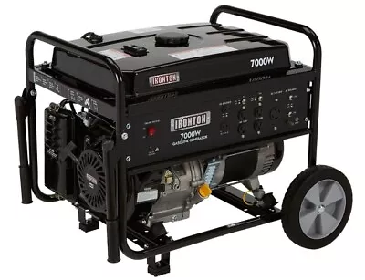 7000 Watts Ironton Portable Generator 5500 Rated Watts Includes WHEEL KIT NEW • $569.05