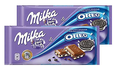 2x Milka & OREO Alpine Milk Chocolate 2x100g • $8.75