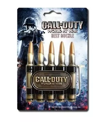 Call Of Duty War Game Bullets 3D Belt Buckle SEALED NEW UNUSED • $14.99