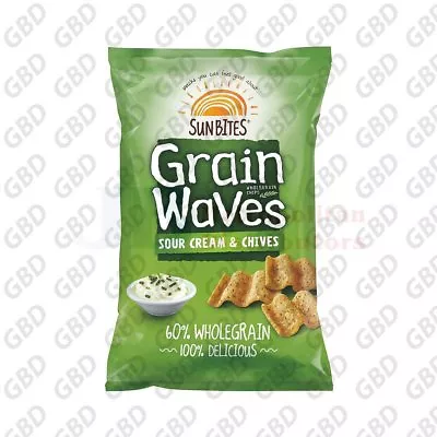 GRAINWAVES SOUR CREAM & CHIVES 40G (x18) • $44.99