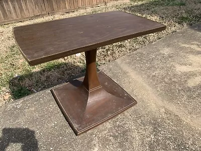 Vintage Wood Grain Directional Tulip 70s 80s Mid Century TV Record Stand Table • $233.74