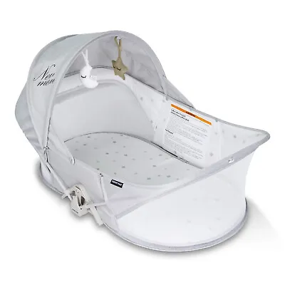 Beberoad Portable Newborn Bassinet W/ Mosquito Net Light Gray (Open Box) • $38.17