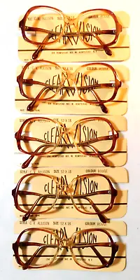 Vintage 5 Pc. Lot Assorted Grab Bag CLEARVISION Eyeglass Frame Lot NOS #366d • $19.99