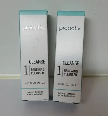 $10 • Buy 2x ProActiv Renewing Cleanser 0.33 Oz Ea Samples New