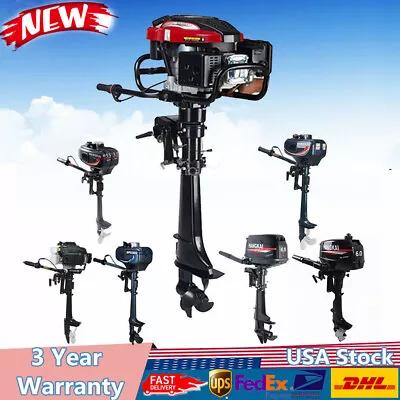 HANGKAI 6-12HP Outboard Motor 2-4 Stroke Fishing Boat Engine Water/ Air Cooling • $525