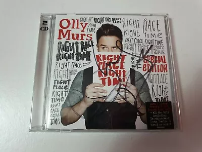 Olly Murs - Right Place Right Time - Signed - Very Good Condition CD - See Desc • £14