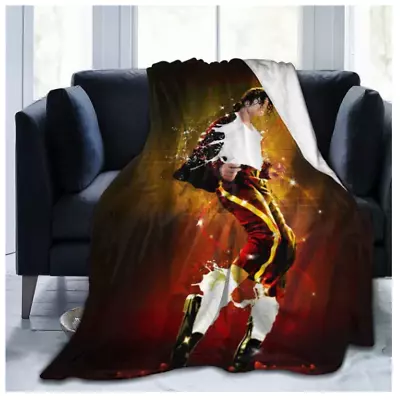 Artistic Michael Jackson Blanket 200 X 150CM Thick Blanket Quilt Flannel • $121.36