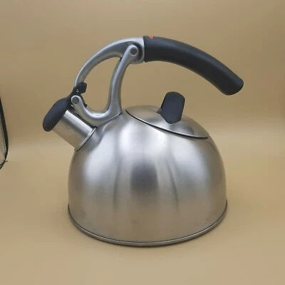 $19.50 • Buy OXO UPLIFT 2 Qt Brushed Stainless Steel Induction Whistling Tea Kettle
