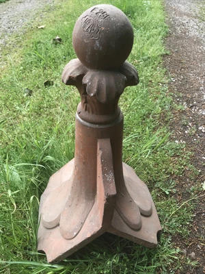 £89.99 • Buy Victorian Ball Roof Finial Terracotta
