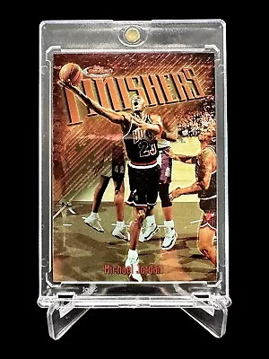 1997/98 Topps Finest MICHAEL JORDAN “Finishers” 39 F1 Chrome🔥RARE🔥SHARP🔥 • $13.50